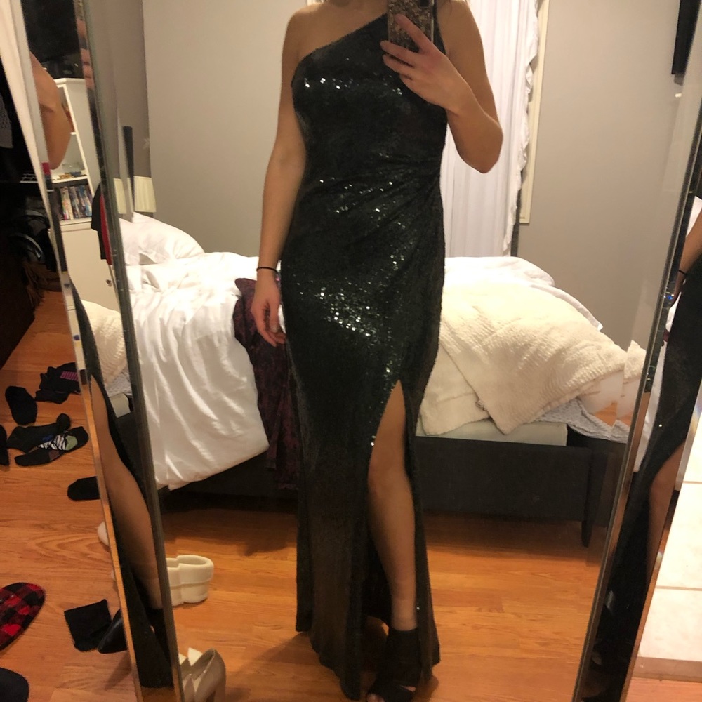 Ralph Lauren Green Sequin Dress Size 4